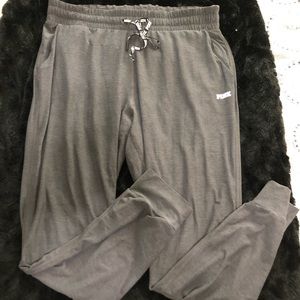 Pink Victoria Secret joggers grey